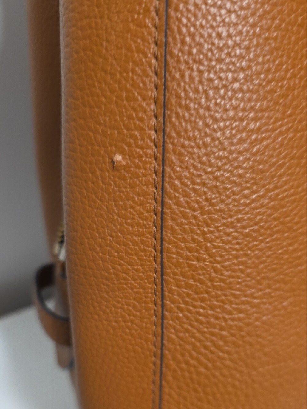 kate spade Pebbled Leather Double-Handle Shoulder Bag in Tan Brown - Picture 2 of 3